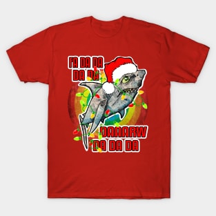 Christmas Shark Fa Da Da T-Shirt